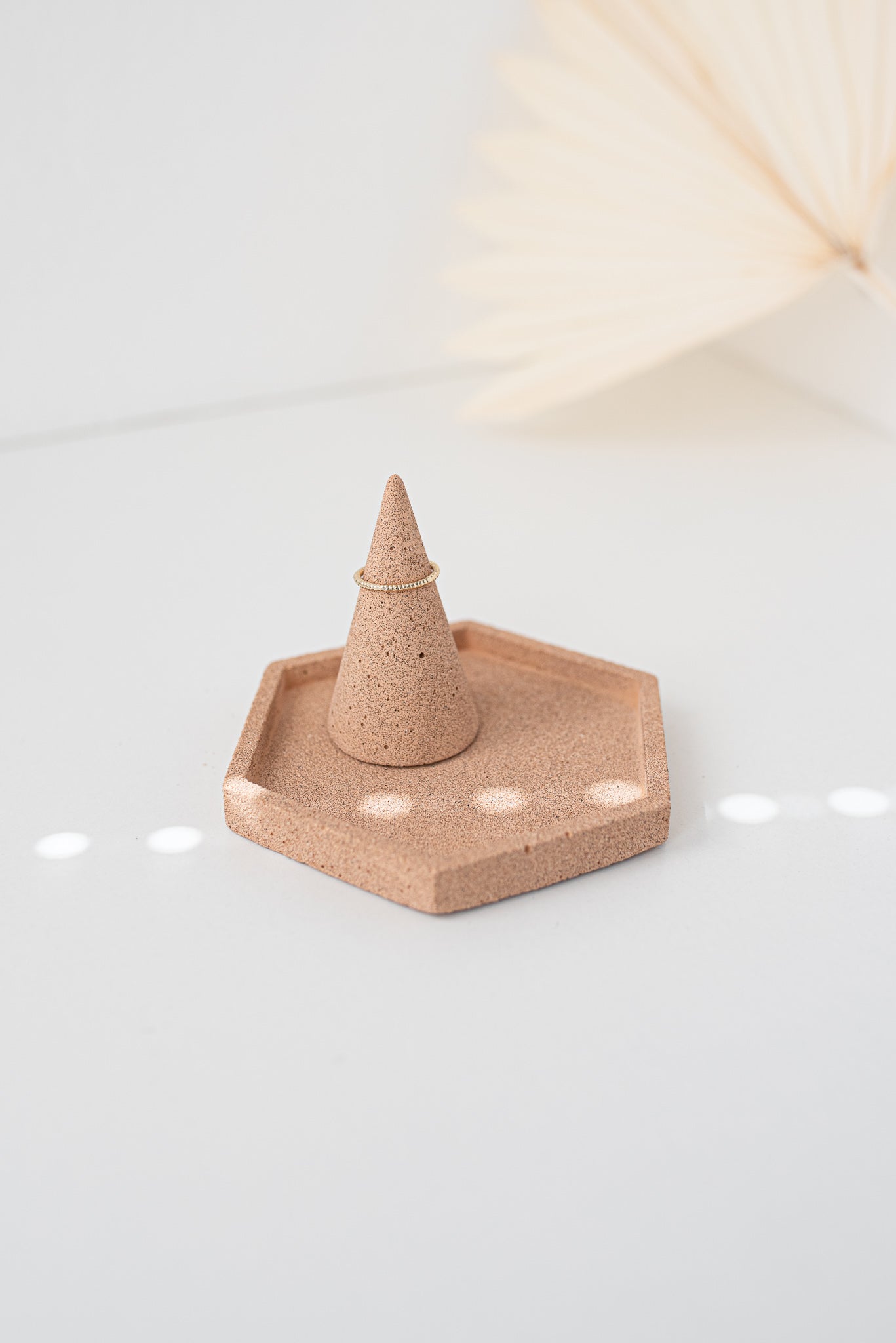 Terracotta Hexagon Untersetzer